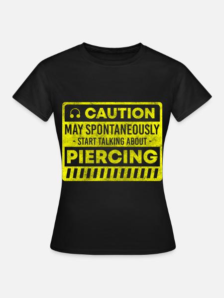 Piercing Beruf Ring - Frauen T-Shirt - Schwarz