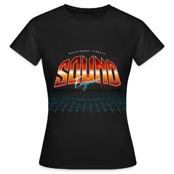 Sound Engineer - Frauen T-Shirt - Schwarz - Vorne - AI Model Female 172 dark (172cm)