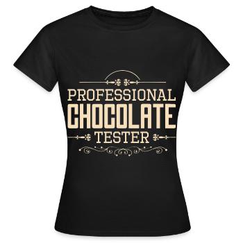 Chocolate Chocolate Chocolate Chocolate Bar Baking - Women's T-Shirt - black - Front - AI Model Female 172 dark (172cm)