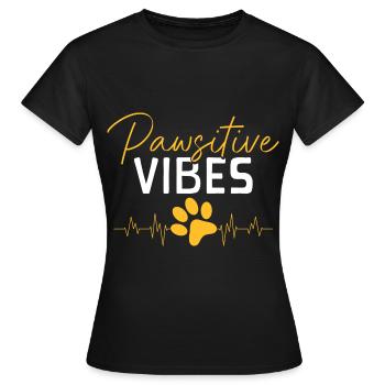 Hundebesitzer Tierfreund - Frauen T-Shirt - Schwarz - Vorne - AI Model Female 172 dark (172cm)