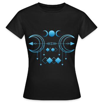 Zeichen Symbolik - Frauen T-Shirt - Schwarz - Vorne - AI Model Female 172 dark (172cm)