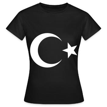 Turquie Turquie - T-shirt Femme - noir - Devant - AI Model Female 172 dark (172cm)