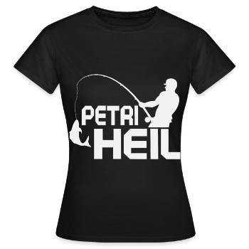 Pêche Pêche Pêche pêche poisson pêche cadeau de pêche - T-shirt Femme - noir - Devant - AI Model Female 172 dark (172cm)