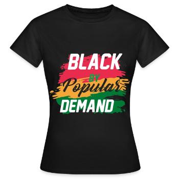 Black History Month Black History - Frauen T-Shirt - Schwarz - Vorne - AI Model Female 172 dark (172cm)
