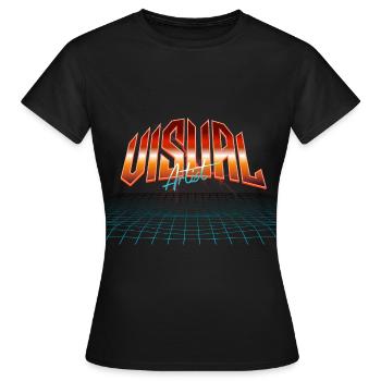 Visual Artist - Women's T-Shirt - black - Front - AI Model Female 172 dark (172cm)