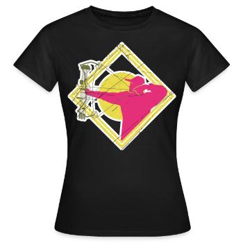 archer - T-shirt Femme - noir - Devant - AI Model Female 172 dark (172cm)