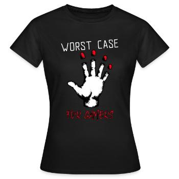 Le pire des cas pour les joueurs - la pire chose au jeu - T-shirt Femme - noir - Devant - AI Model Female 172 dark (172cm)