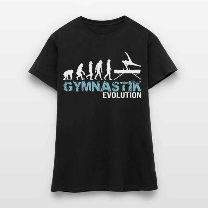 Parallel bars gymnastics evolution Women's T-Shirt