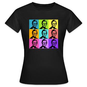 King Charles Colours - Frauen T-Shirt - Schwarz - Vorne - AI Model Female 172 dark (172cm)