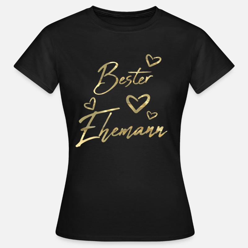 Bester Ehemann Gold - Frauen T-Shirt - Schwarz