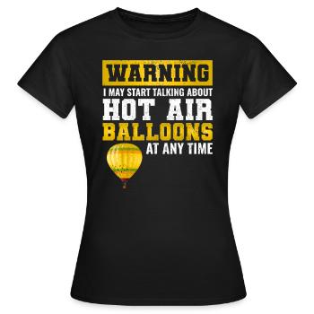 Montgolfière Montgolfière Montgolfière - T-shirt Femme - noir - Devant - AI Model Female 172 dark (172cm)