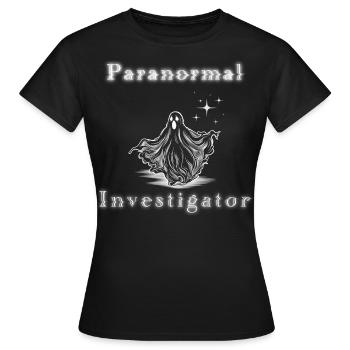 Paranormaler Ermittler - Frauen T-Shirt - Schwarz - Vorne - AI Model Female 172 dark (172cm)