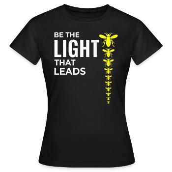 Fireflies Firefly Lightning Bug Insect Collector - Women's T-Shirt - black - Front - AI Model Female 172 dark (172cm)