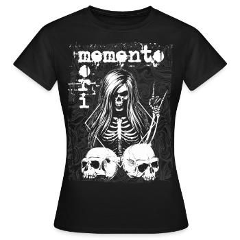 Memento Mori F - Women's T-Shirt - black - Front - AI Model Female 172 dark (172cm)