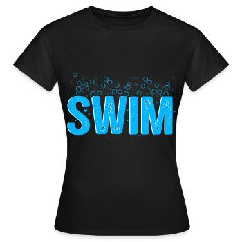 Nager - T-shirt Femme - noir - Devant - AI Model Female 172 dark (172cm)