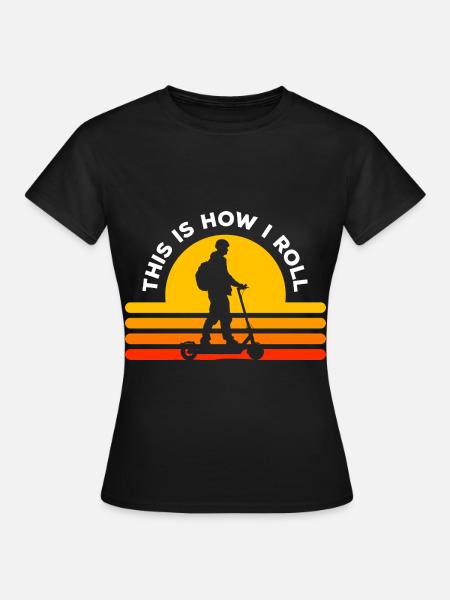 E-Roller Speed Flitzer - Frauen T-Shirt - Schwarz