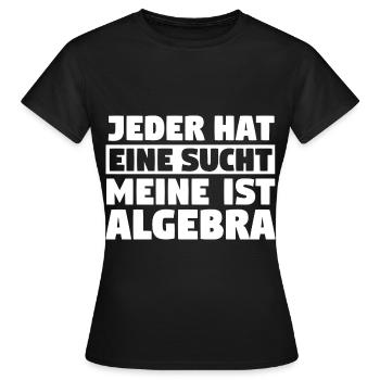Mathematik Mathe Rechnen Algebra - Frauen T-Shirt - Schwarz - Vorne - AI Model Female 172 dark (172cm)