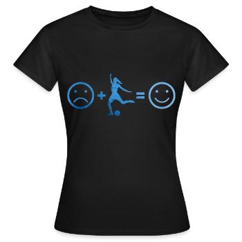 Football Football Match de football Hommes Femmes - T-shirt Femme - noir - Devant - AI Model Female 172 dark (172cm)