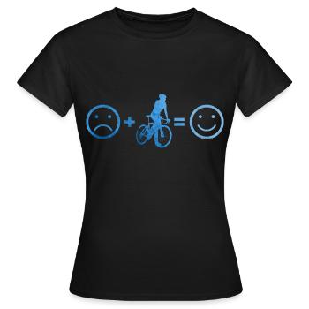Vélo de route pour hommes Vélo de route Vélo de route Vélo de route - T-shirt Femme - noir - Devant - AI Model Female 172 dark (172cm)