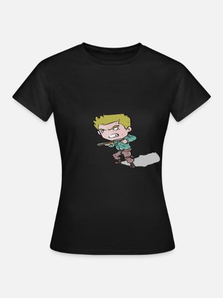 Soldat - Frauen T-Shirt - Schwarz