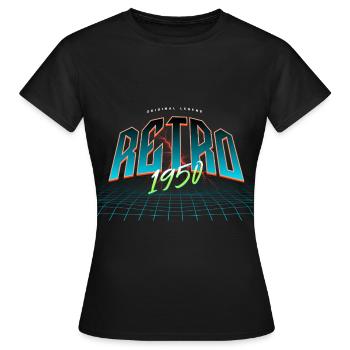 1950 Geburtsjahr Baujahr Geburtstag - Frauen T-Shirt - Schwarz - Vorne - AI Model Female 172 dark (172cm)