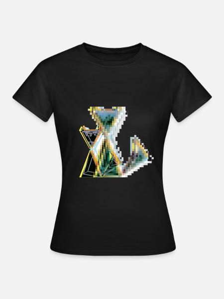 CAT TWENTY ONE - Frauen T-Shirt - Schwarz