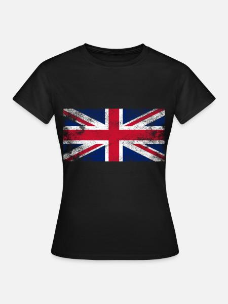 Iso-Britannia - Naisten t-paita - musta