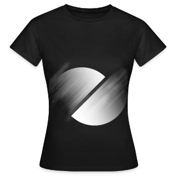by the night - Women's T-Shirt - black - Front - AI Model Female 172 dark (172cm)