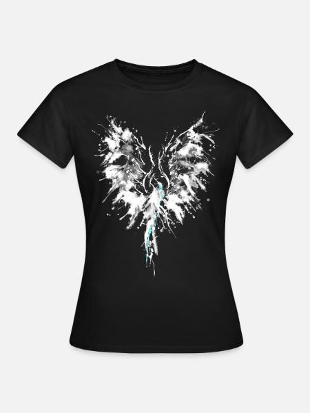 phoenix1 - Frauen T-Shirt - Schwarz