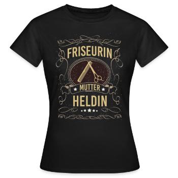 Hairdresser hairdresser mother stylist hairdresser - Women's T-Shirt - black - Front - AI Model Female 172 dark (172cm)