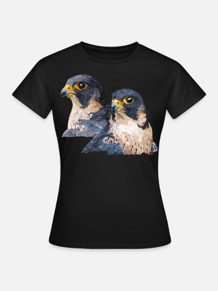 Le faucon pèlerin - T-shirt Femme - noir