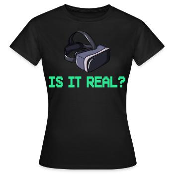 Lunettes de réalité virtuelle VR Réalité virtuelle - T-shirt Femme - noir - Devant - AI Model Female 172 dark (172cm)