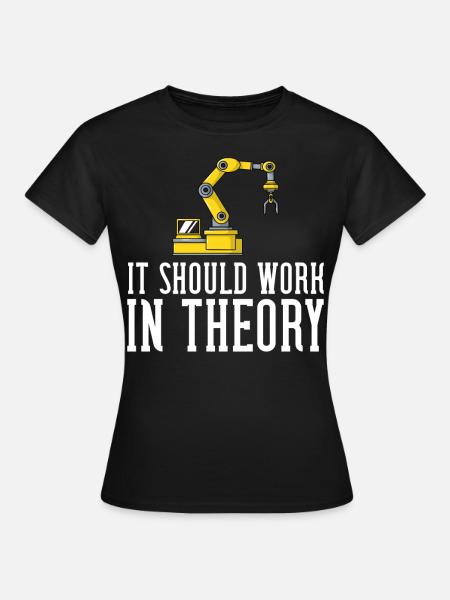 Robotique robots robotique électronique - T-shirt Femme - noir