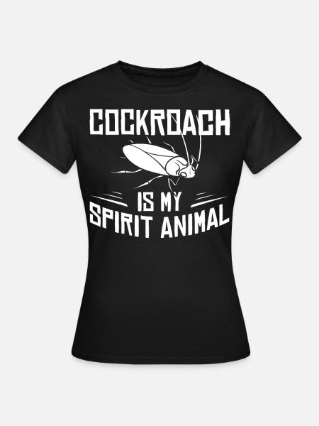 Küchenschabe Kakerlake Schabe Großschabe - Frauen T-Shirt - Schwarz