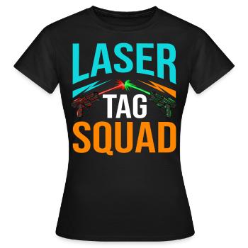 Laser Tag Laser Tag Laser Game Joueur de laser - T-shirt Femme - noir - Devant - AI Model Female 172 dark (172cm)