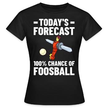 Baby-foot Baby-foot Baby-foot Baby-foot Joueurs de table - T-shirt Femme - noir - Devant - AI Model Female 172 dark (172cm)