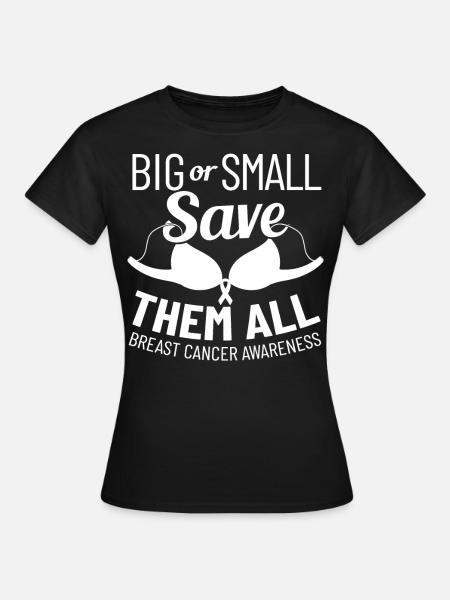Breast Cancer Ribbon Cancer Breast Pink Breast Cancer - Women's T-Shirt - black