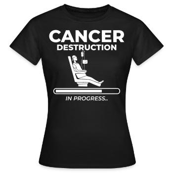 Chemotherapy Chemo Cancer Therapy - Women's T-Shirt - black - Front - AI Model Female 172 dark (172cm)