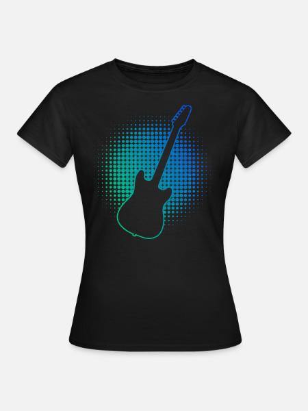 Guitar Men's Guitar Player Guitar Guitarist - Women's T-Shirt - black