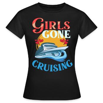 Croisière Croisière Croisière Croisière - T-shirt Femme - noir - Devant - AI Model Female 172 dark (172cm)