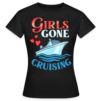 Croisière Croisière Croisière Croisière - T-shirt Femme - noir - Devant - AI Model Female 172 dark (172cm)