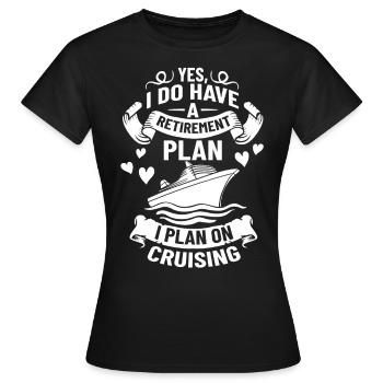 Croisière Croisière Croisière Croisière - T-shirt Femme - noir - Devant - AI Model Female 172 dark (172cm)