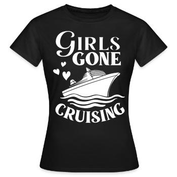Croisière Croisière Croisière Croisière - T-shirt Femme - noir - Devant - AI Model Female 172 dark (172cm)
