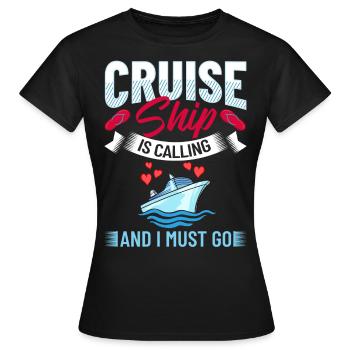 Croisière Croisière Croisière Croisière - T-shirt Femme - noir - Devant - AI Model Female 172 dark (172cm)