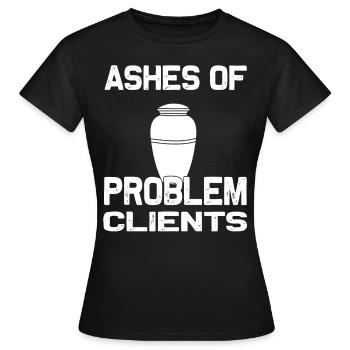 Tout le monde demande des conseils juridiques Drôle de droit - T-shirt Femme - noir - Devant - AI Model Female 172 dark (172cm)
