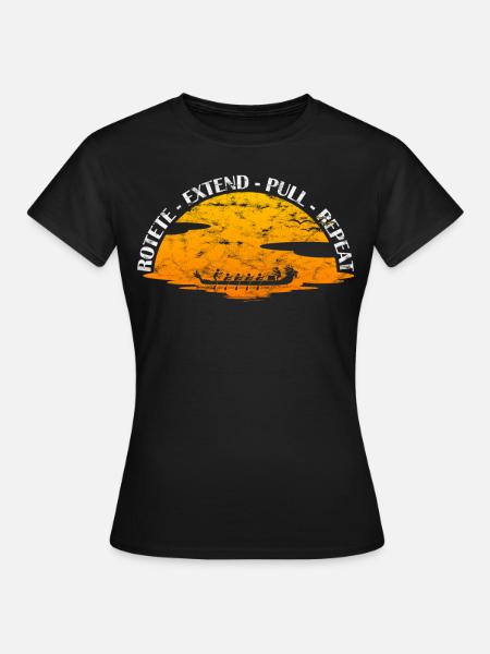 Drachenbootrennen Festival Drachenboot - Frauen T-Shirt - Schwarz