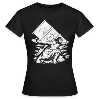 Ingénieurs nucléaires - Ingénieur nucléaire - T-shirt Femme - noir - Devant - AI Model Female 172 dark (172cm)