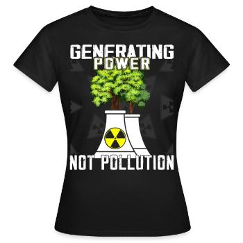 Ingénieurs nucléaires - Ingénieur nucléaire - T-shirt Femme - noir - Devant - AI Model Female 172 dark (172cm)