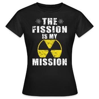 Nuclear Power - Proud Nuclear Engineer - Women's T-Shirt - black - Front - AI Model Female 172 dark (172cm)