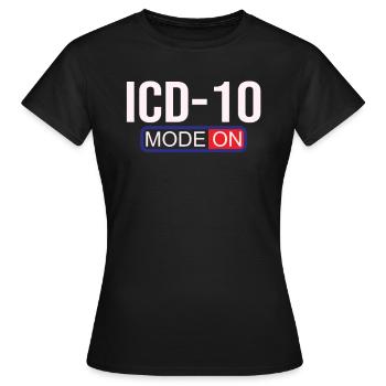 Medical Assistant - Medical Coder - Women's T-Shirt - black - Front - AI Model Female 172 dark (172cm)